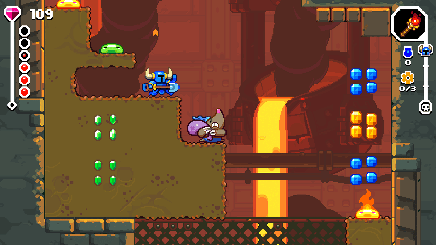 Shovel Knight Dig screenshot