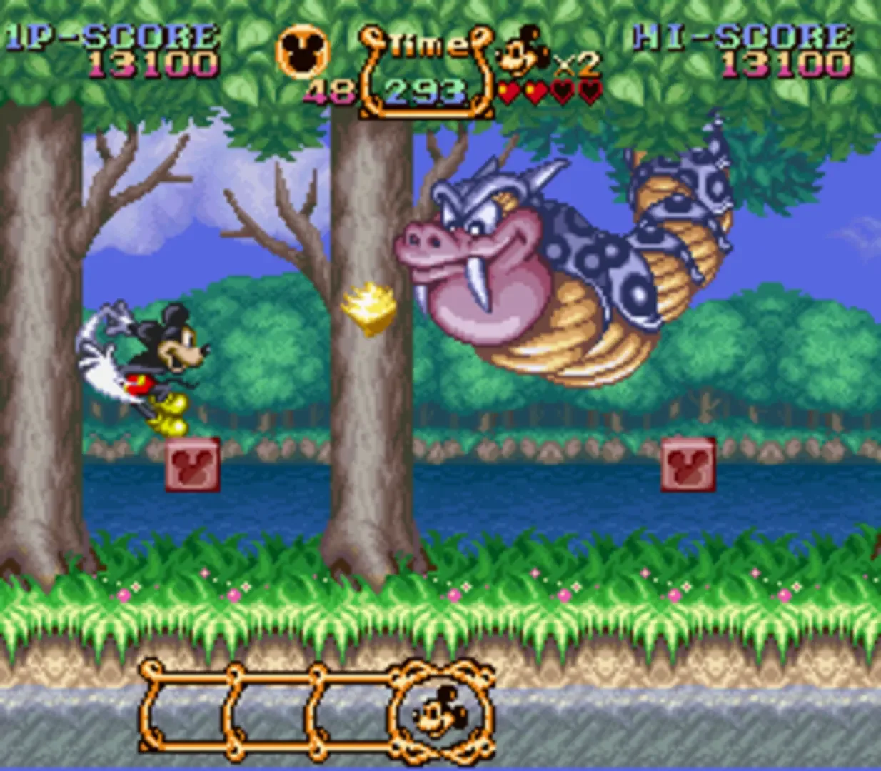 Captura de pantalla - The Magical Quest Starring Mickey Mouse