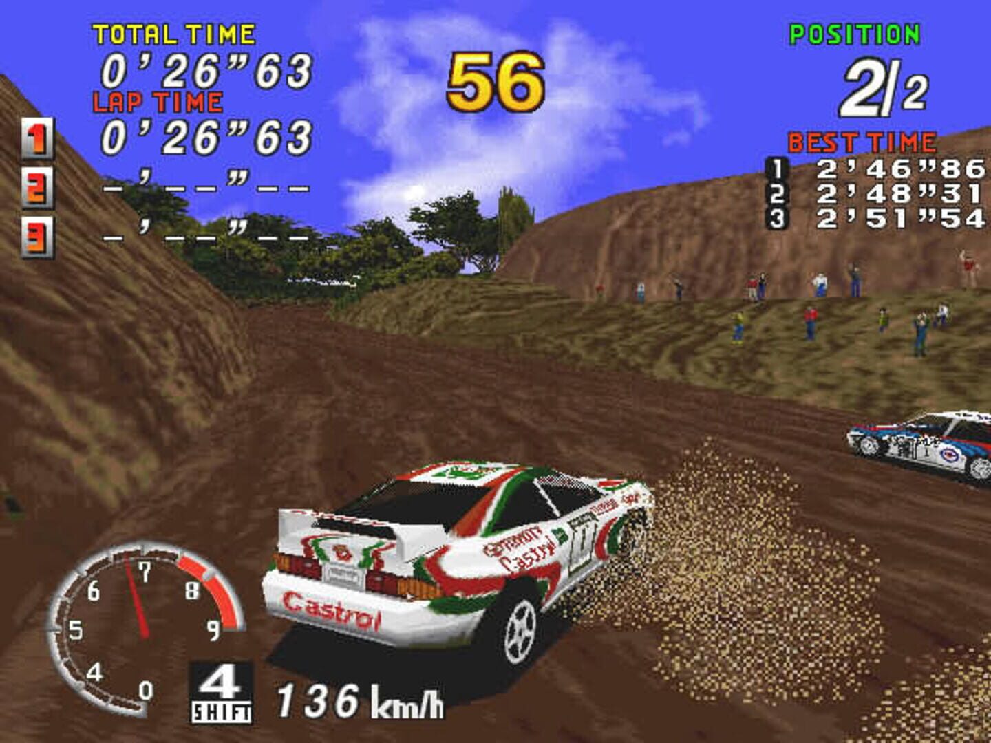 Captura de pantalla - Sega Rally Championship