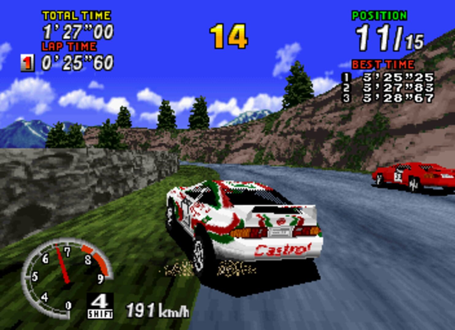 Captura de pantalla - Sega Rally Championship