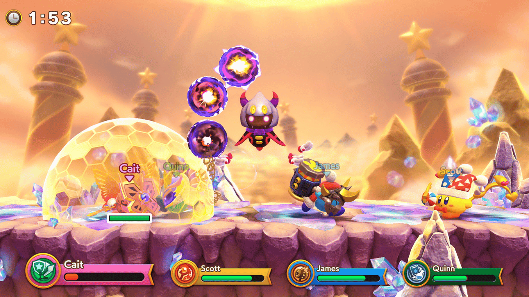 Super Kirby Clash screenshot