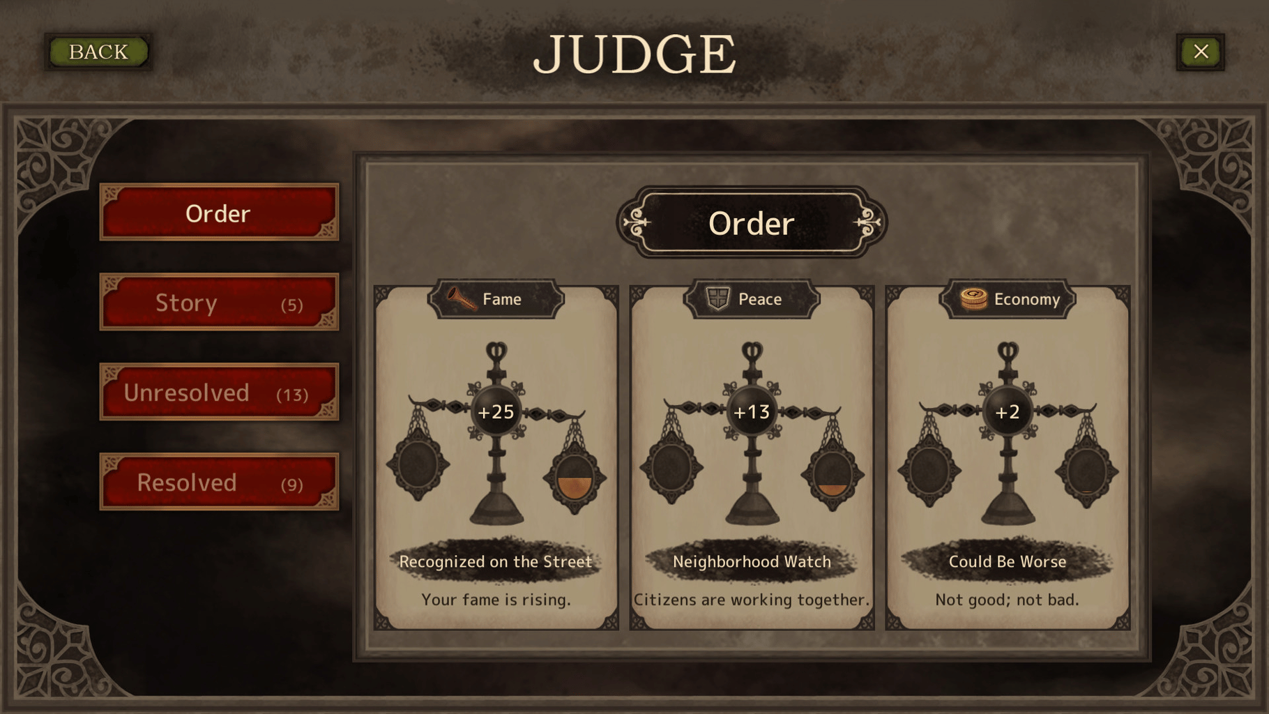 Monochrome Order screenshot