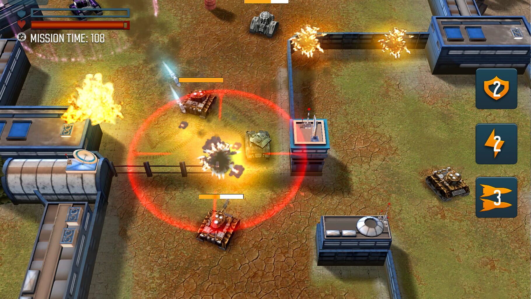 Tank Battle Heroes: Iron Warfare screenshot