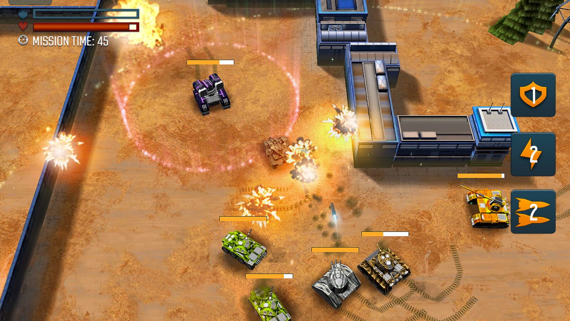 Tank Battle Heroes: Iron Warfare screenshot