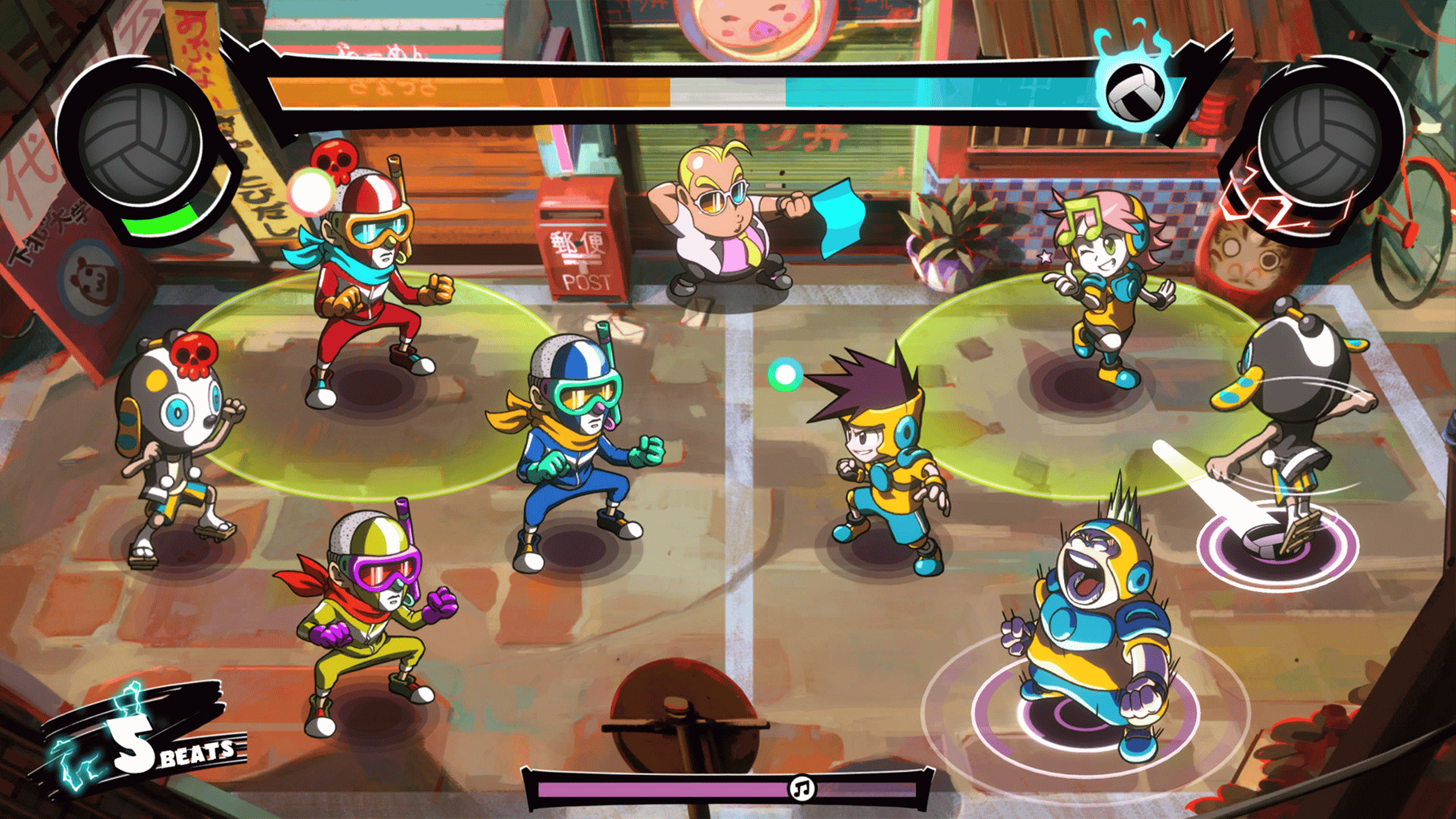 Super Dodgeball Beats screenshot