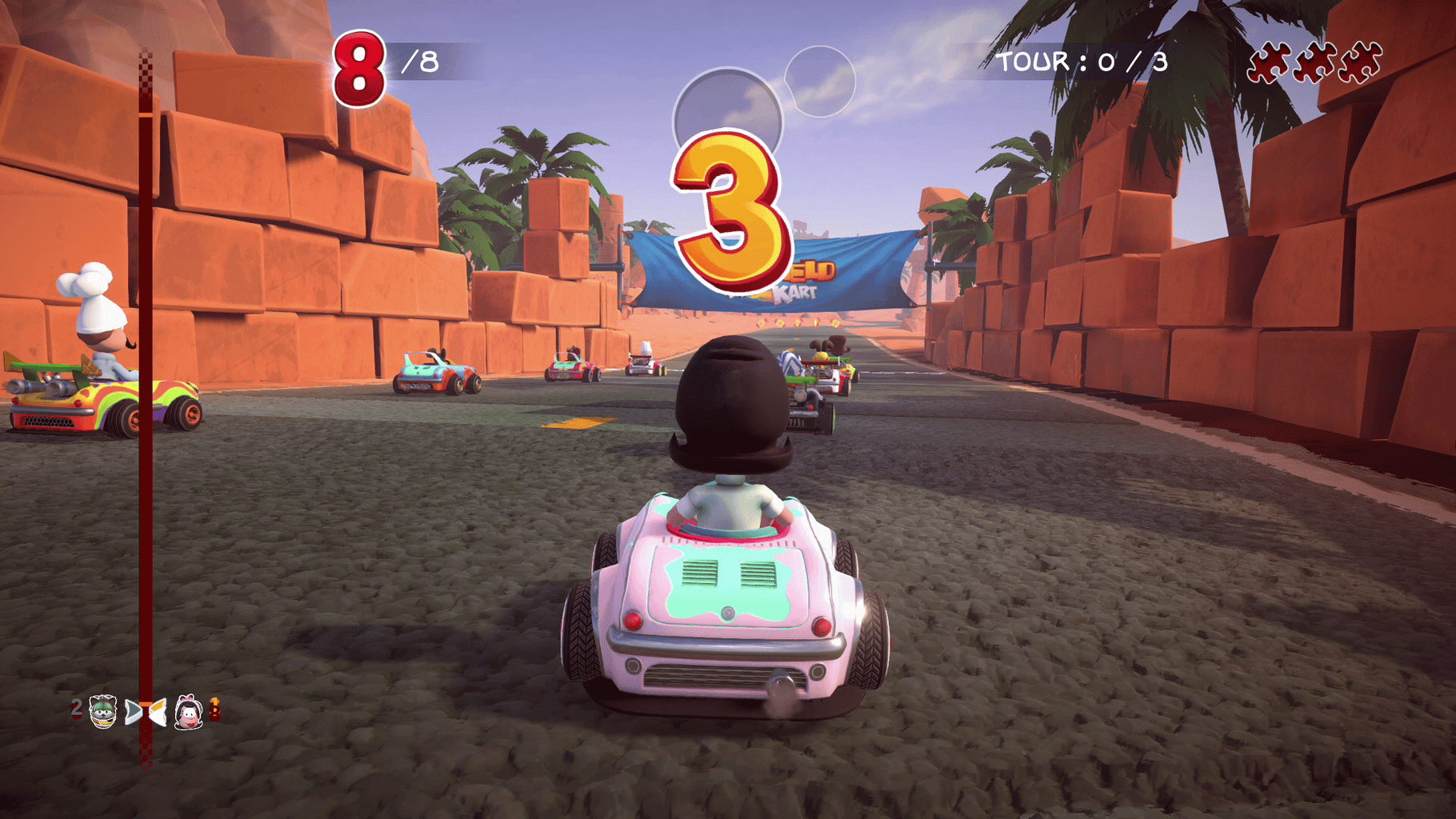 Garfield Kart: Furious Racing screenshot