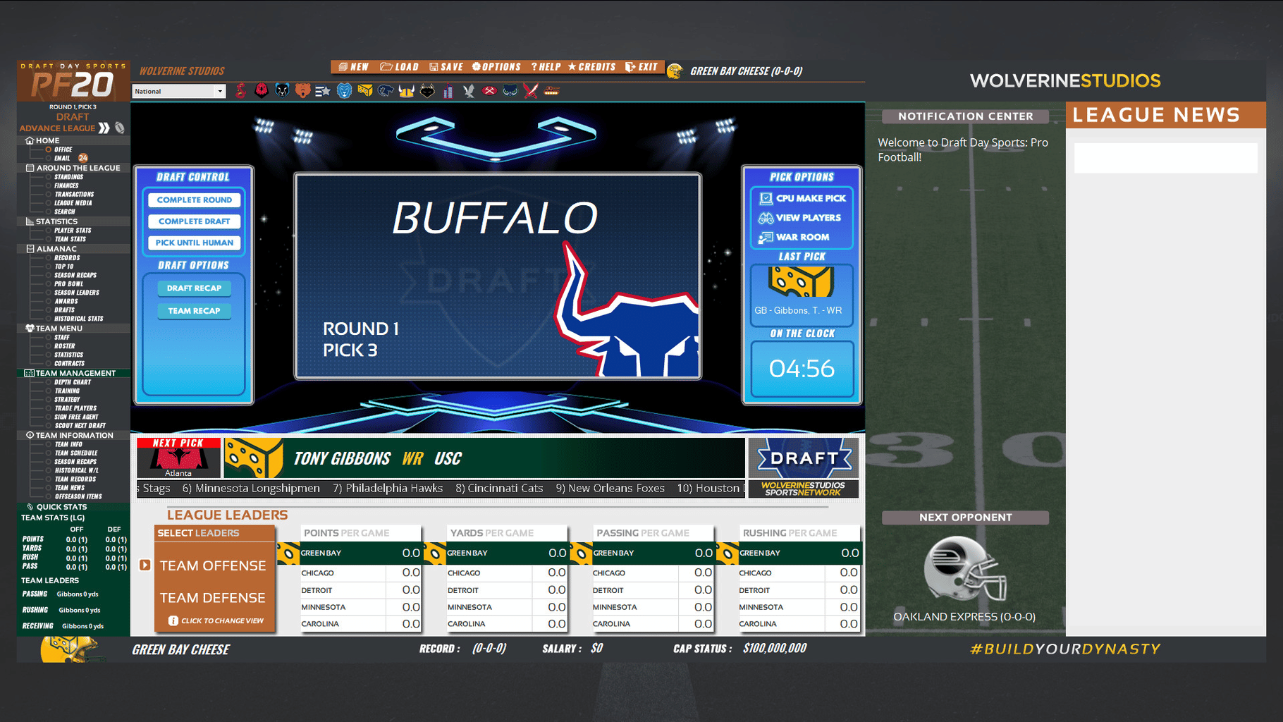 Draft Day Sports: Pro Football 2020 screenshot