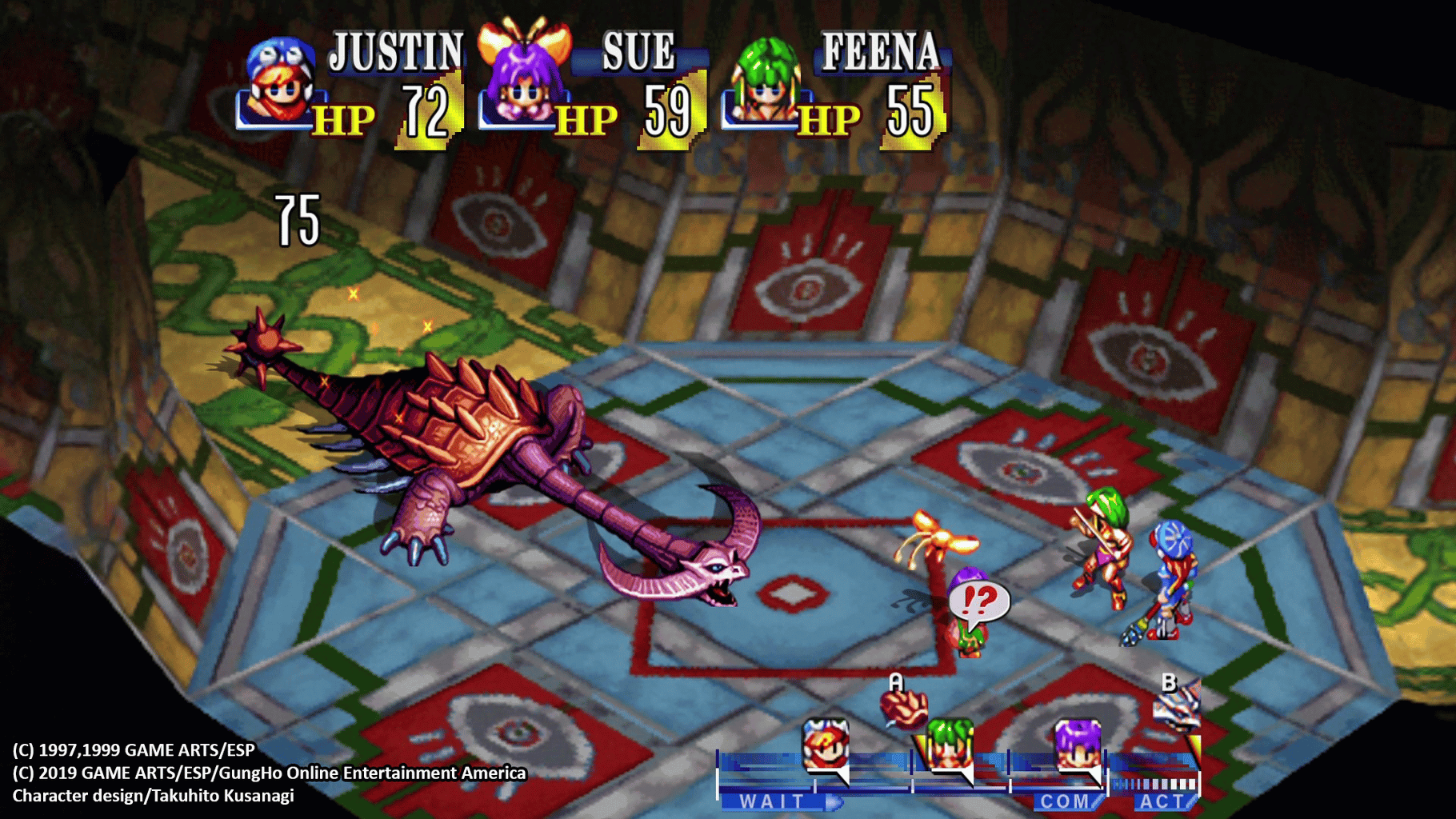 Grandia HD Remaster screenshot