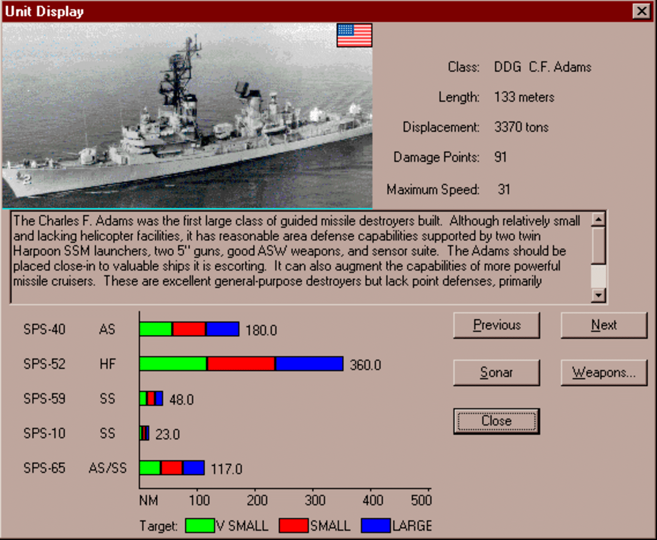 Harpoon Classic '97 screenshot