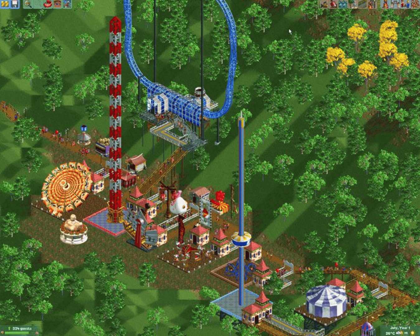 RollerCoaster Tycoon 2 screenshot