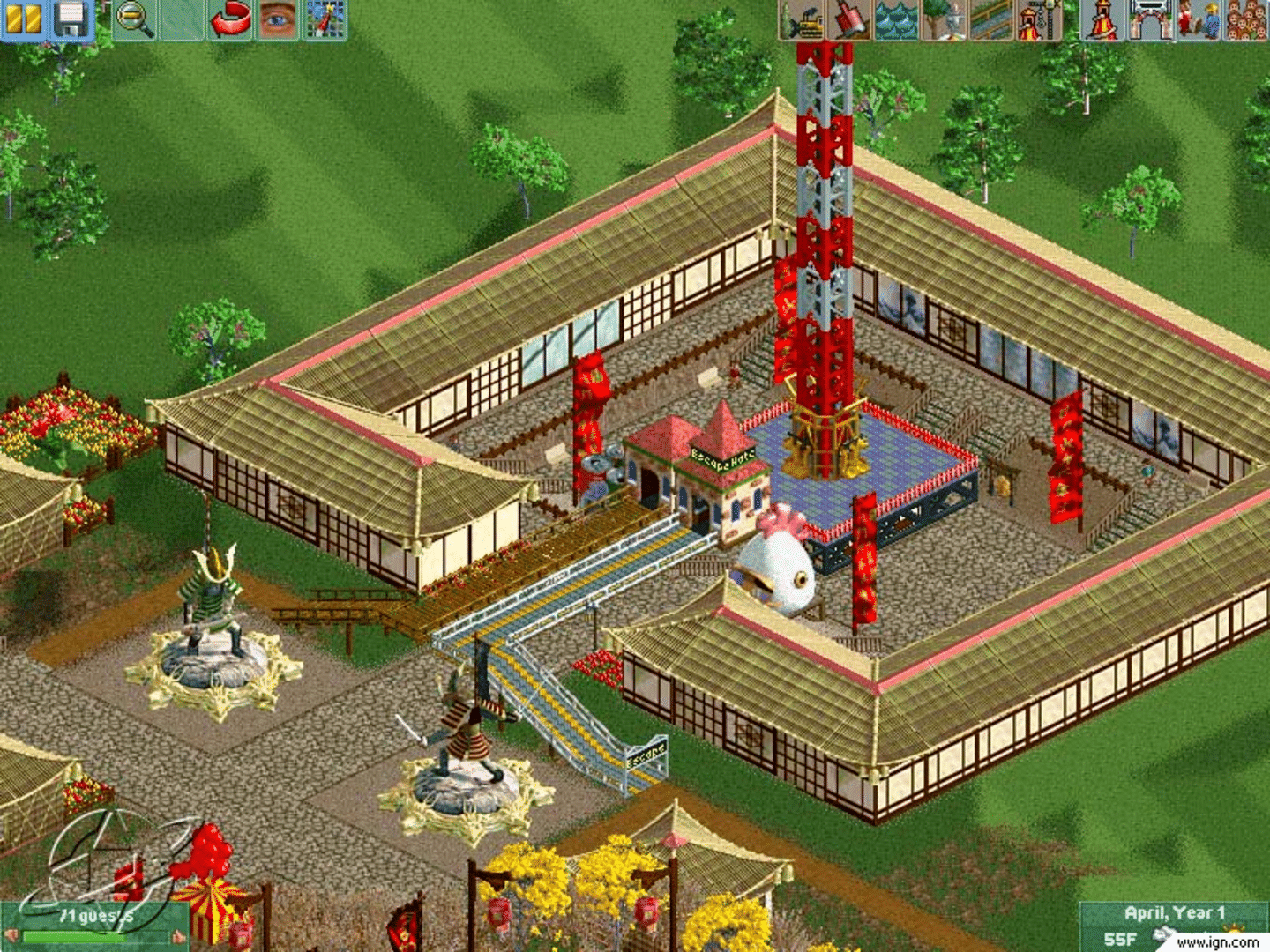 RollerCoaster Tycoon 2: Wacky Worlds screenshot