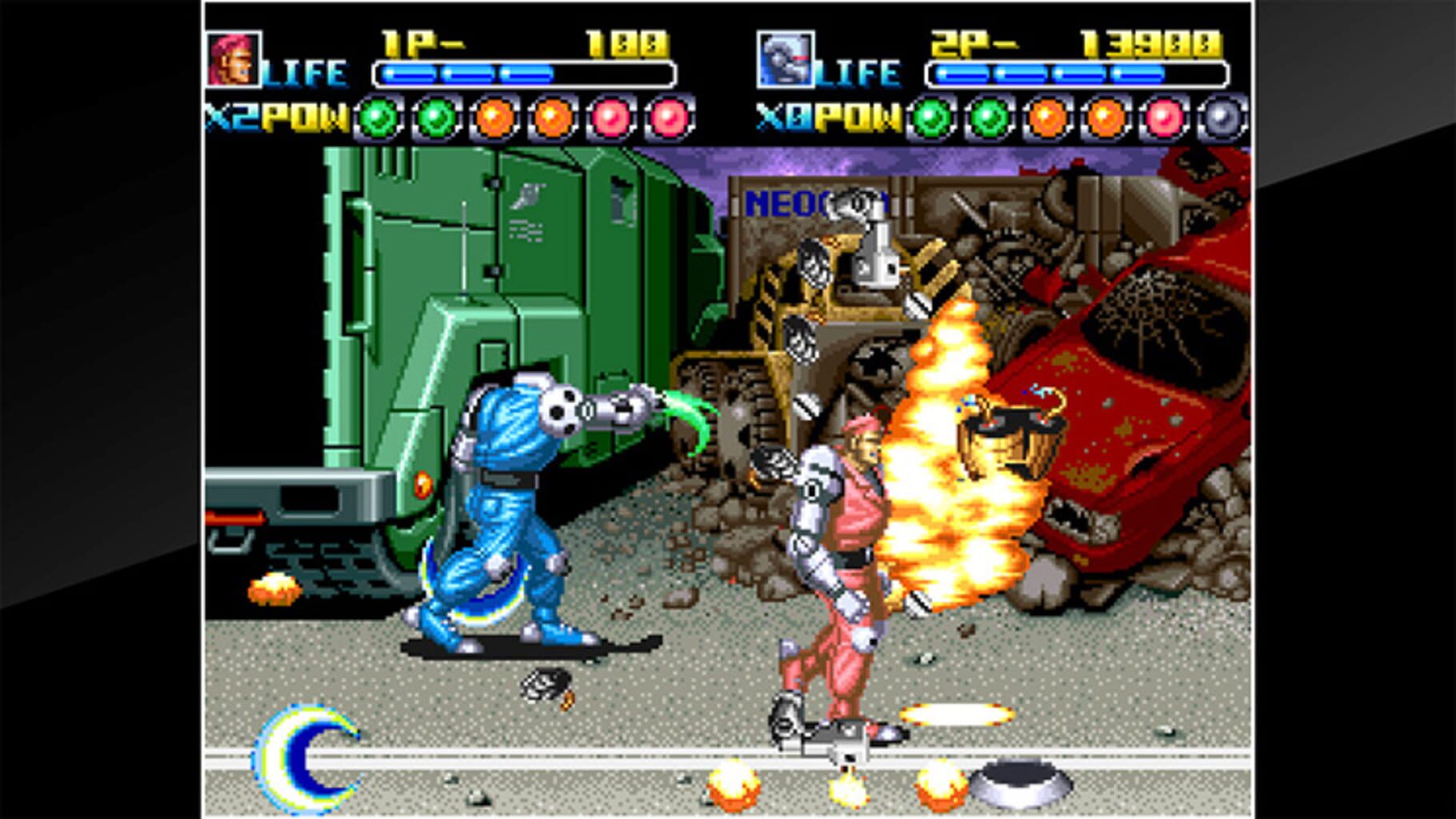 Captura de pantalla - ACA Neo Geo: Robo Army