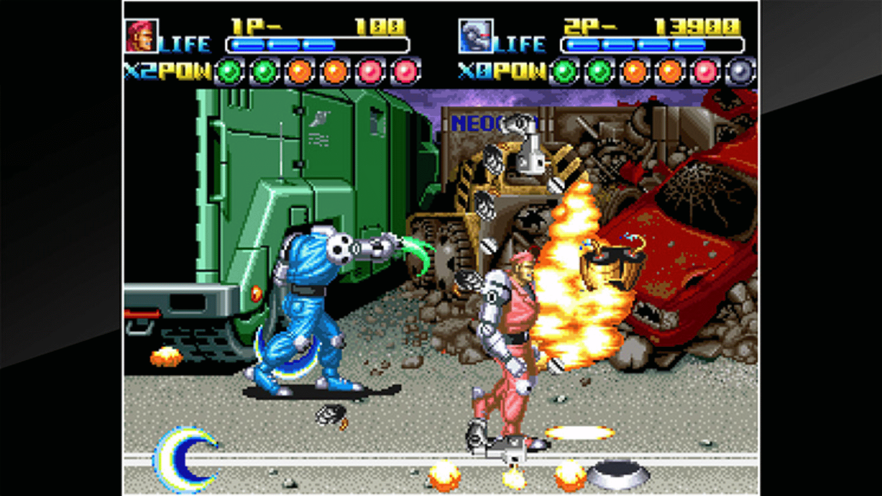 ACA Neo Geo: Robo Army screenshot