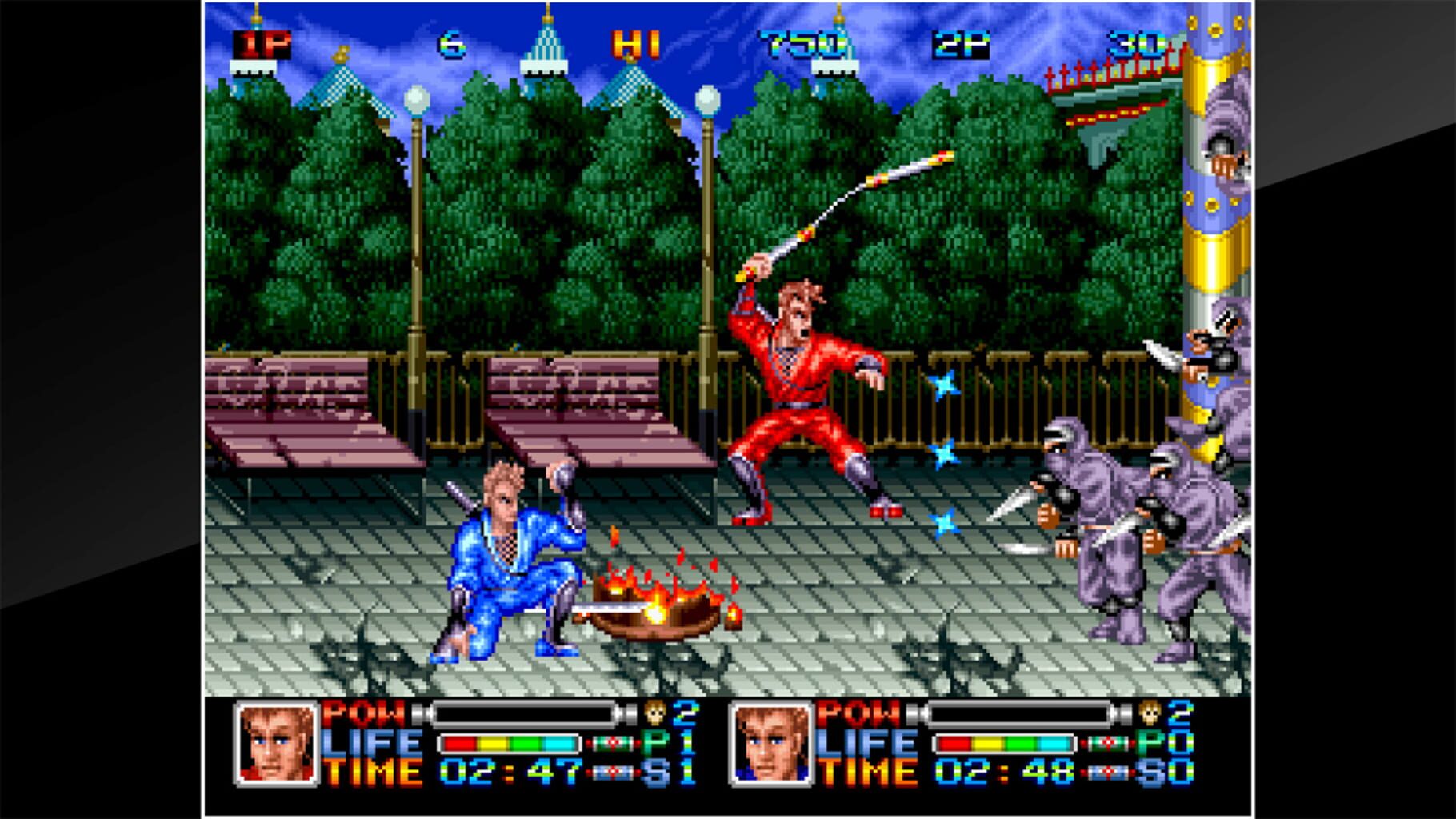 ACA Neo Geo: Ninja Combat screenshot