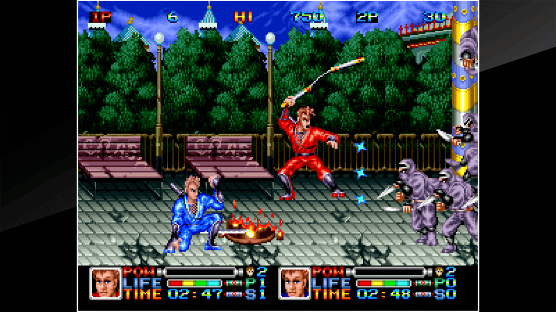 ACA Neo Geo: Ninja Combat screenshot