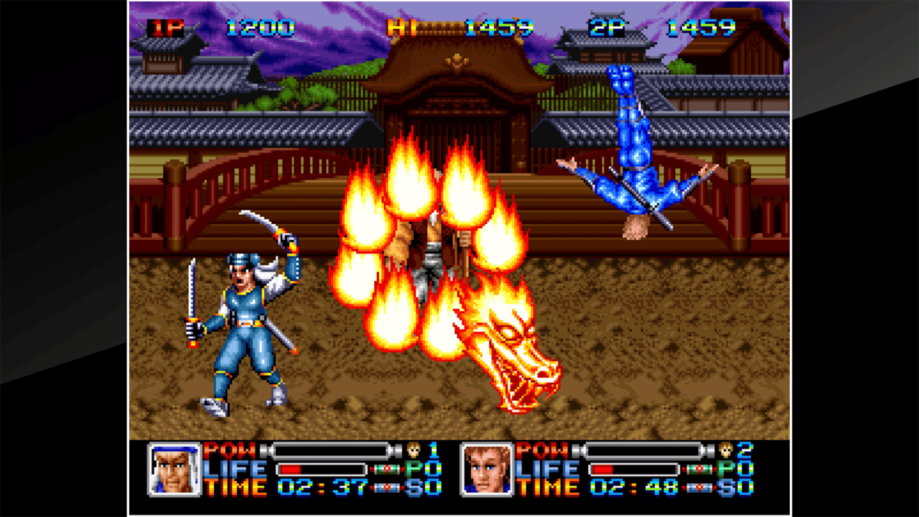 ACA Neo Geo: Ninja Combat screenshot