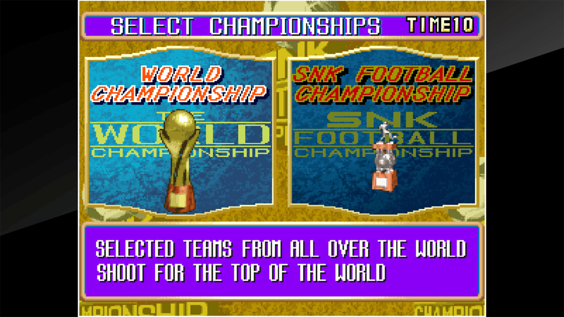 ACA Neo Geo: The Ultimate 11 - SNK Football Championship screenshot