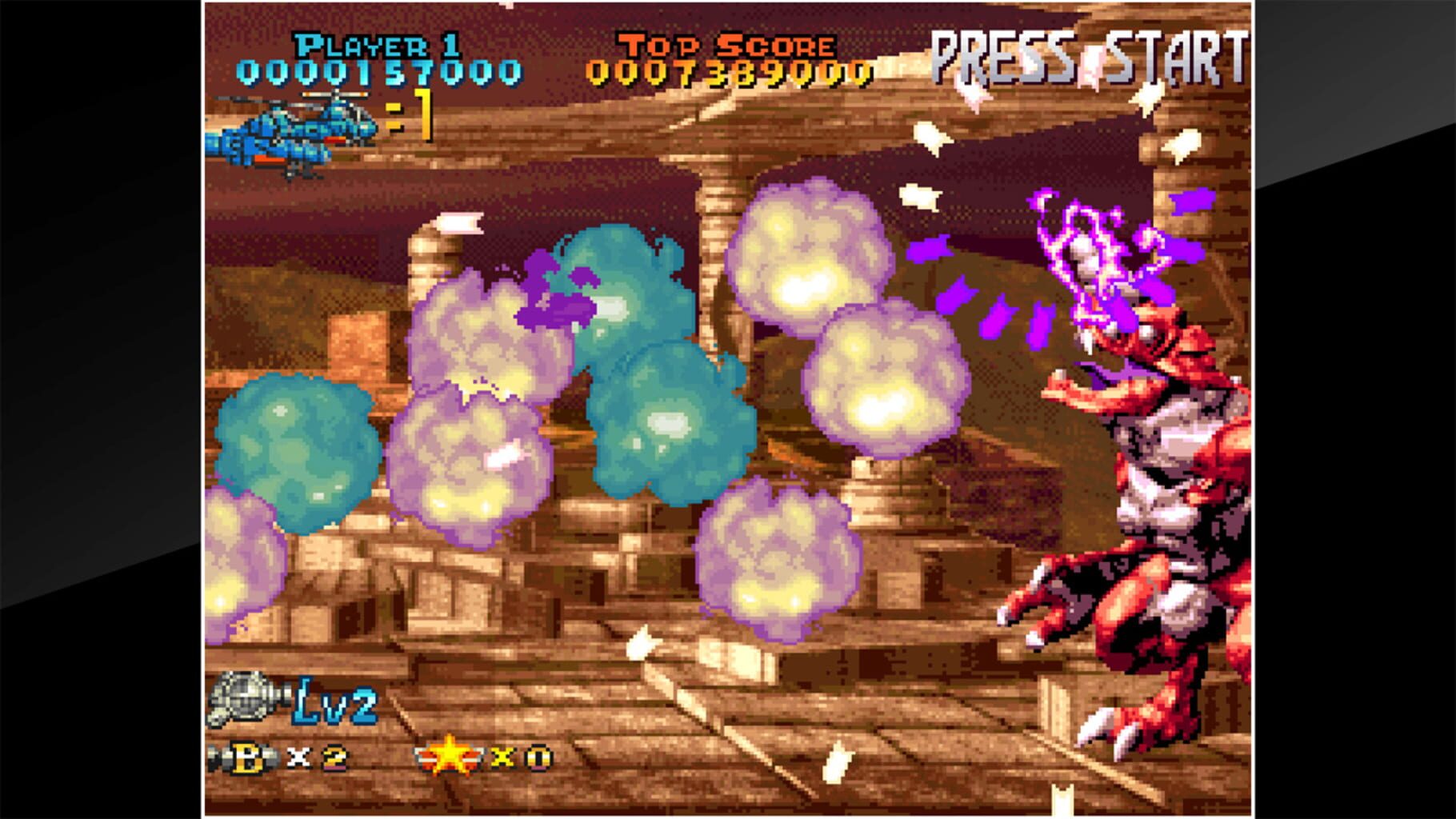 Captura de pantalla - ACA Neo Geo: Prehistoric Isle 2