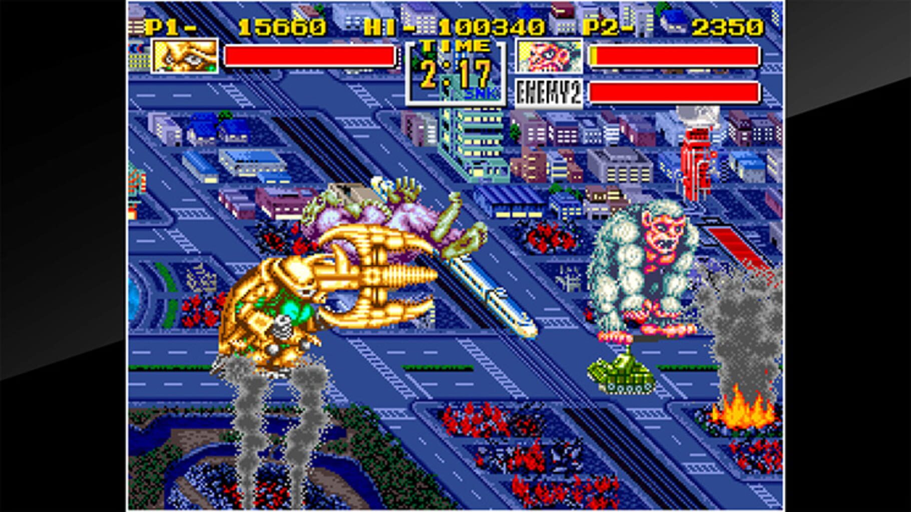 Captura de pantalla - ACA Neo Geo: King of the Monsters