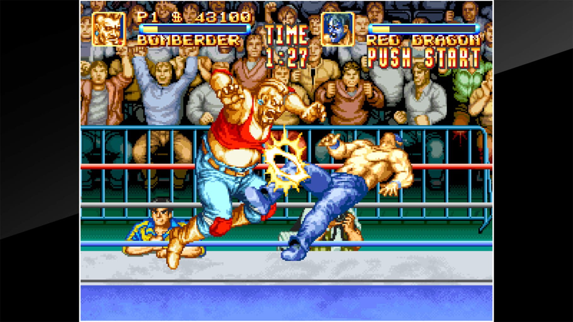 Captura de pantalla - ACA Neo Geo: 3 Count Bout