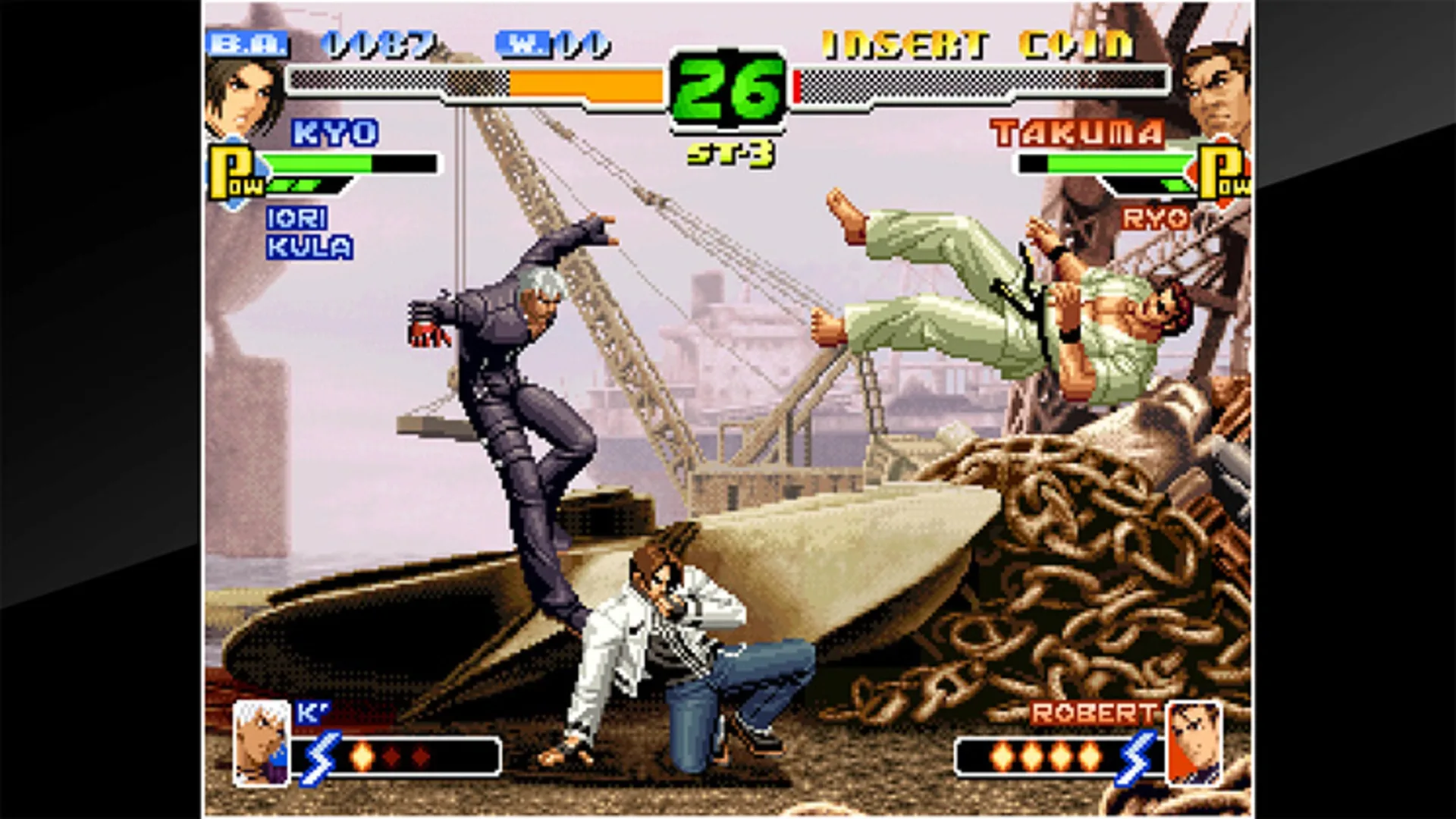Captura de pantalla - ACA Neo Geo: The King of Fighters 2000