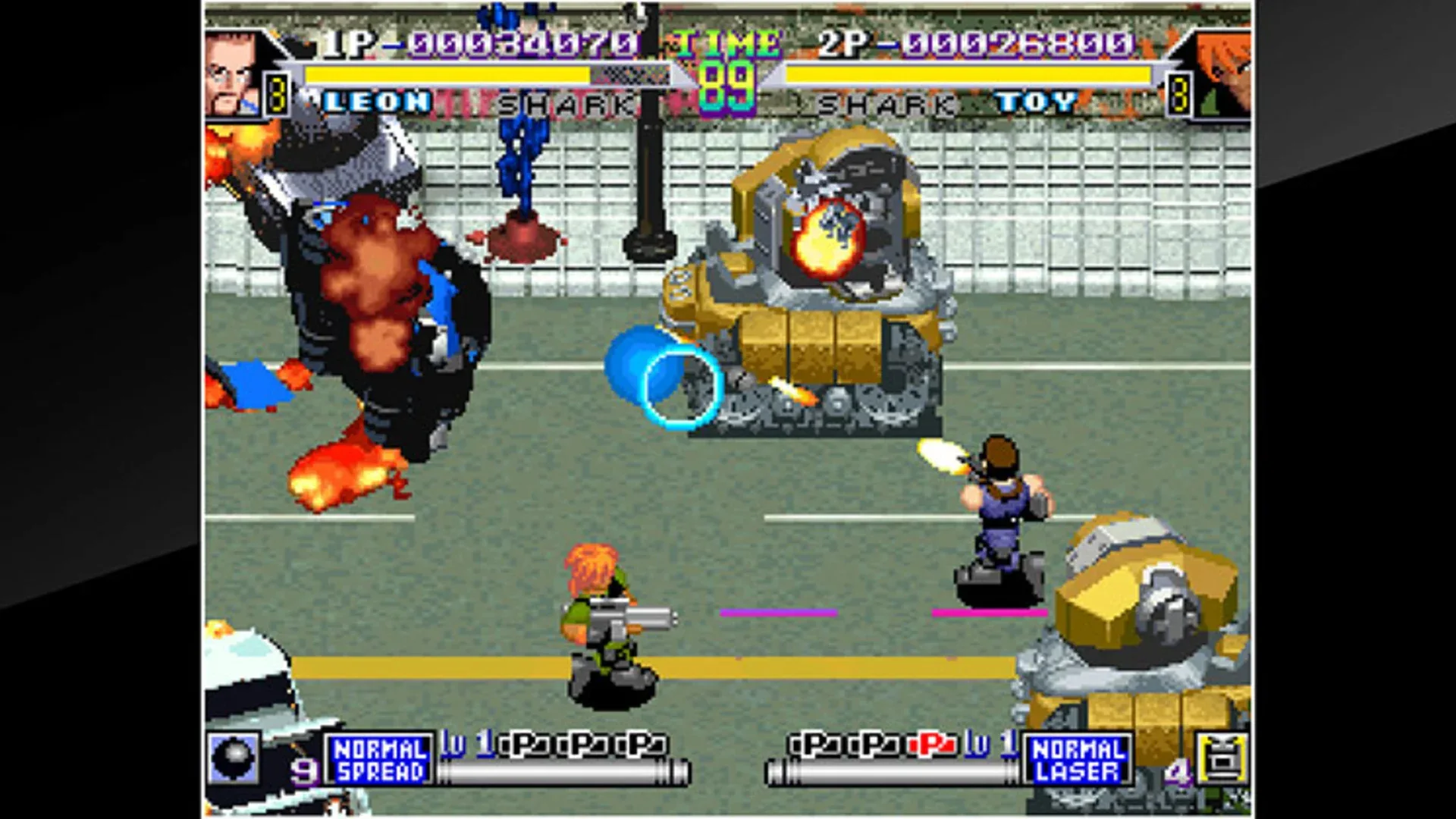 Captura de pantalla - ACA Neo Geo: Shock Troopers 2nd Squad