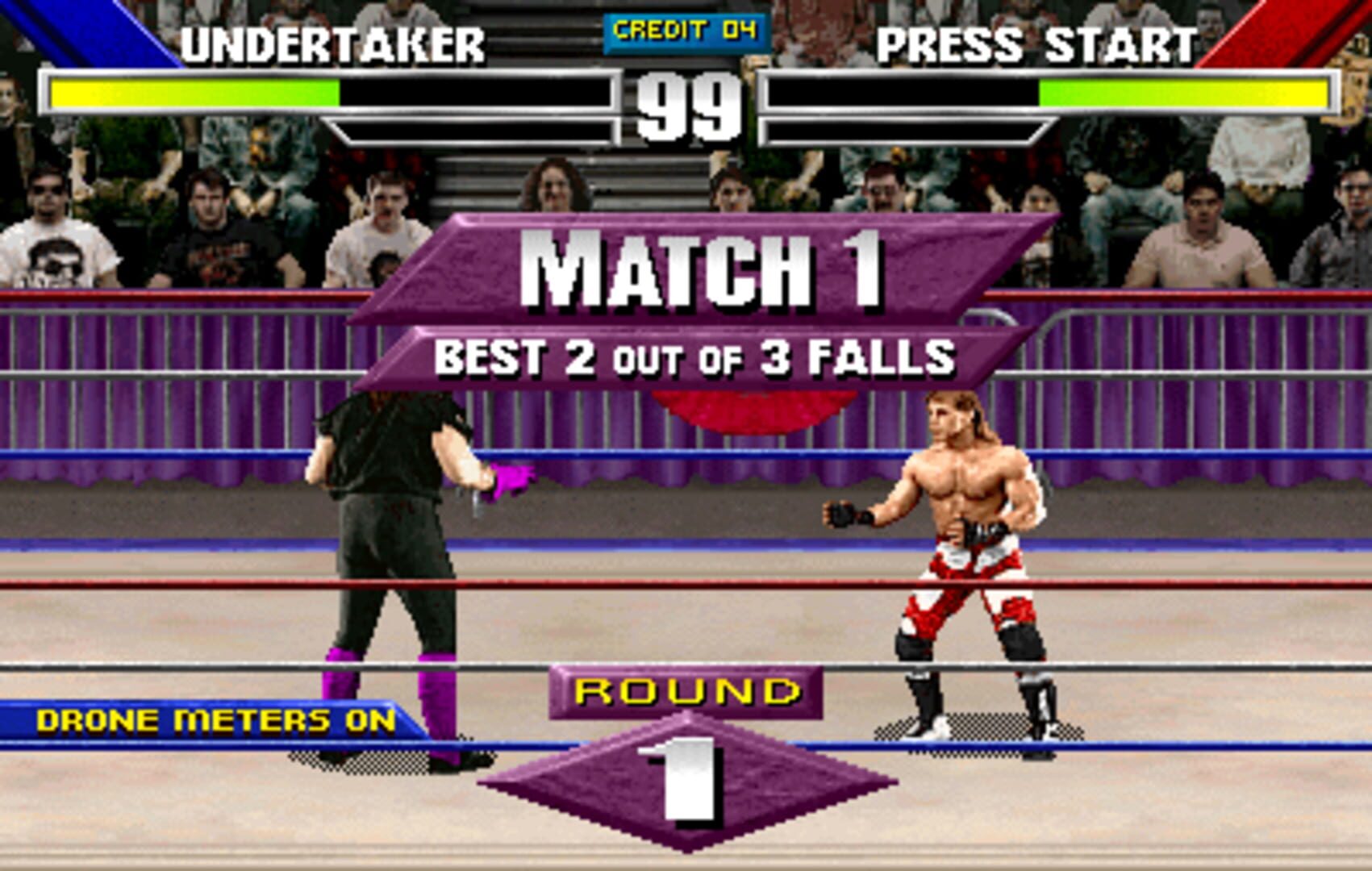 Captura de pantalla - WWF WrestleMania: The Arcade Game