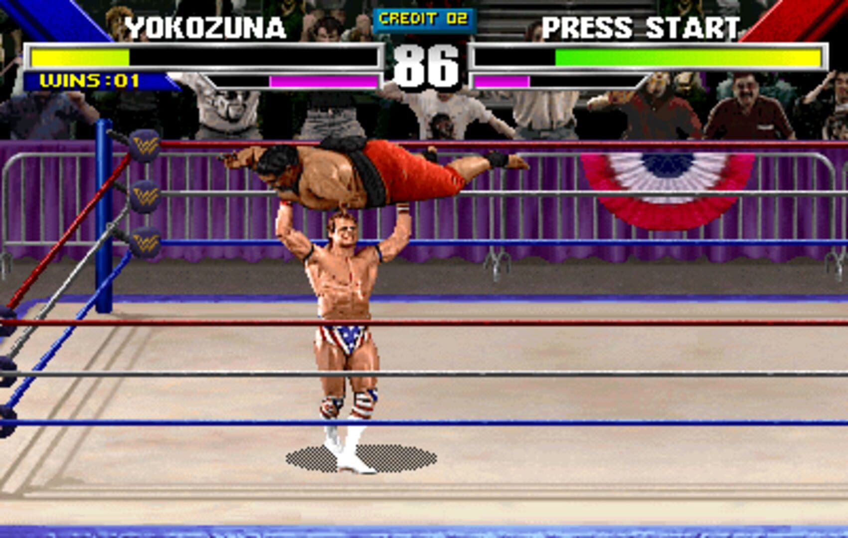 Captura de pantalla - WWF WrestleMania: The Arcade Game