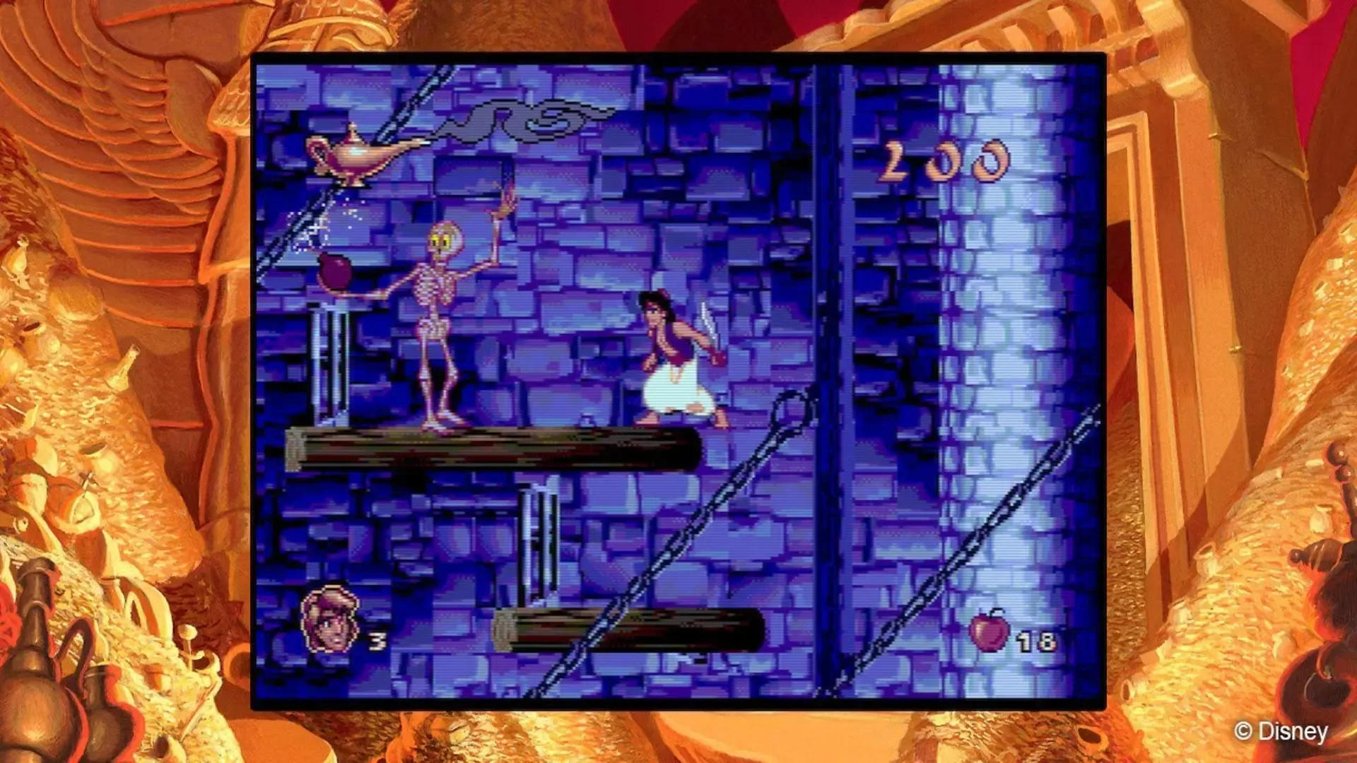 Captura de pantalla - Disney Classic Games: Aladdin and The Lion King