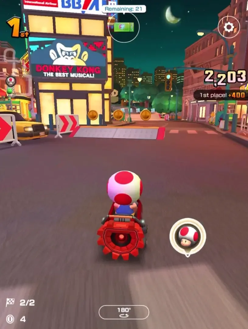 Captura de pantalla - Mario Kart Tour