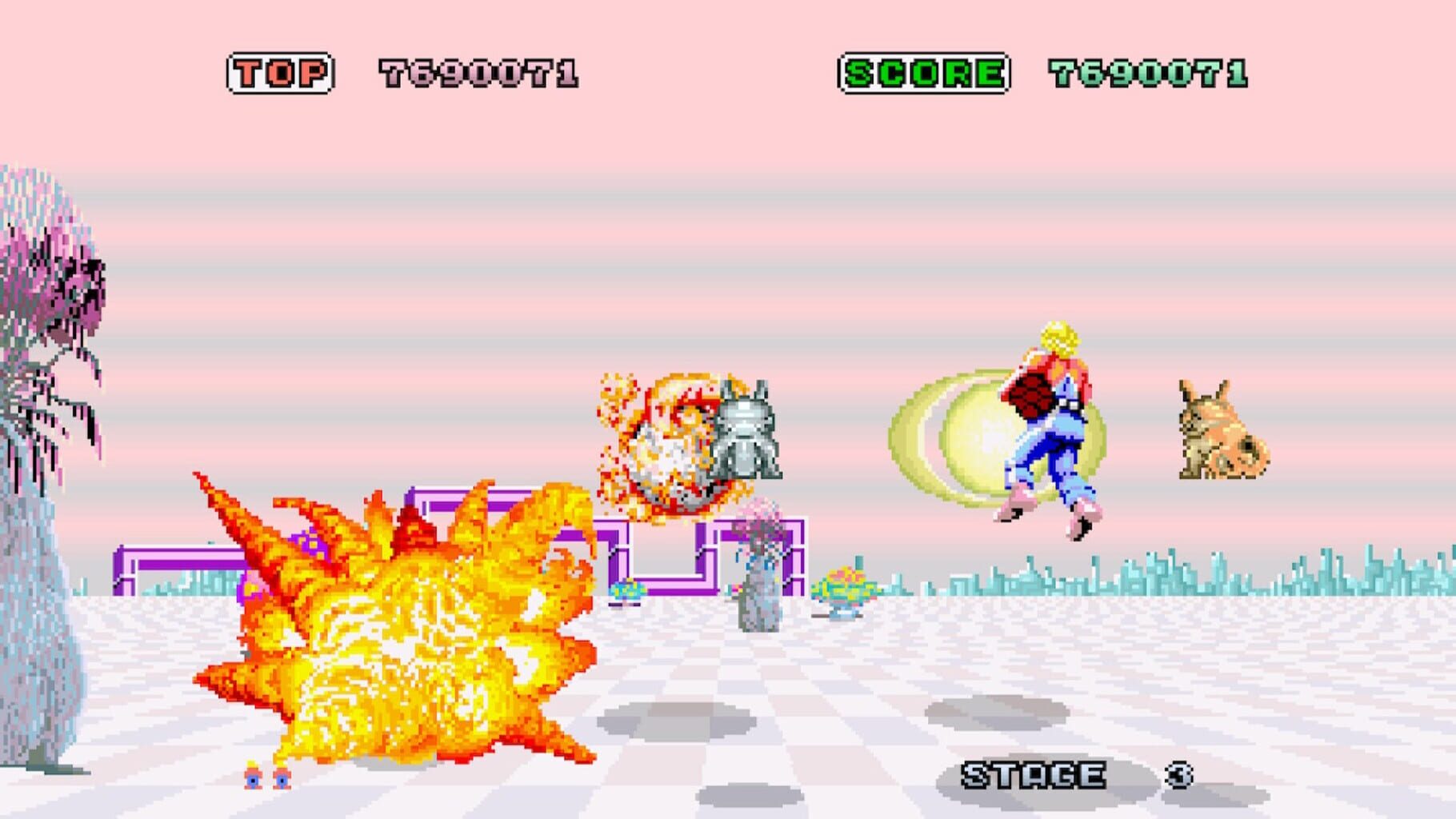 Captura de pantalla - Sega Ages: Space Harrier