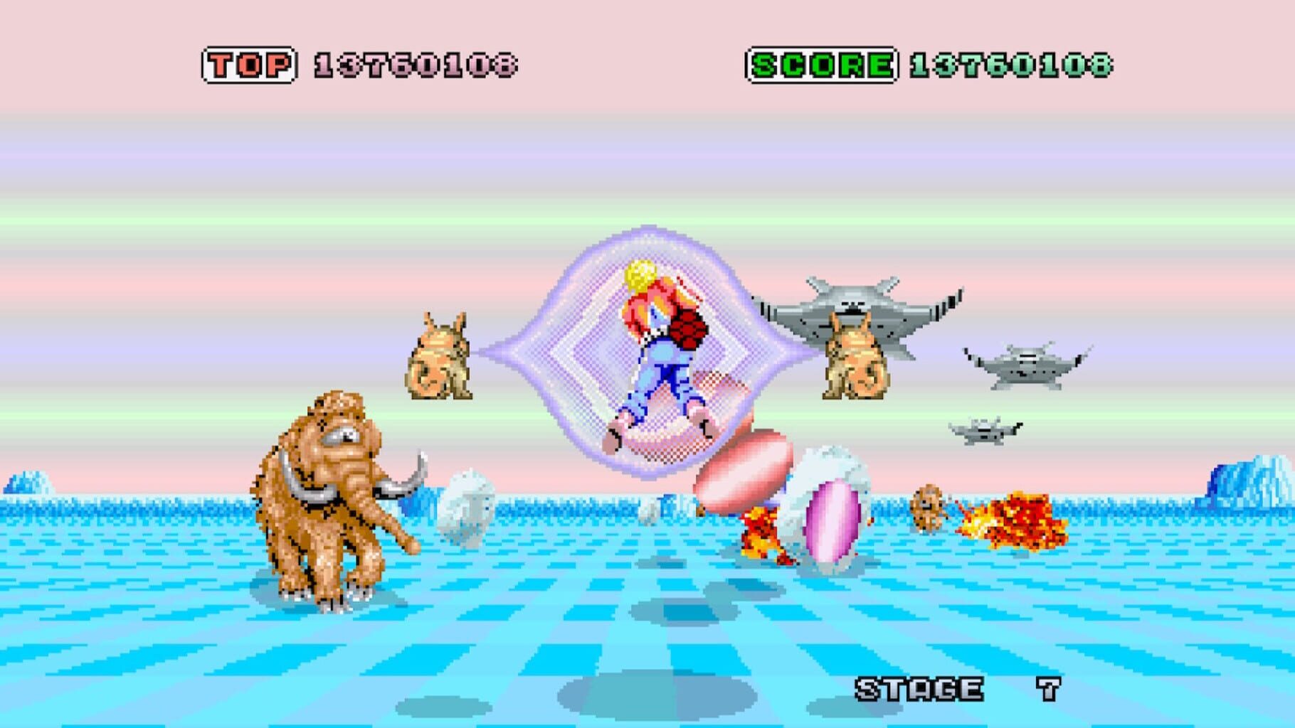 Captura de pantalla - Sega Ages: Space Harrier