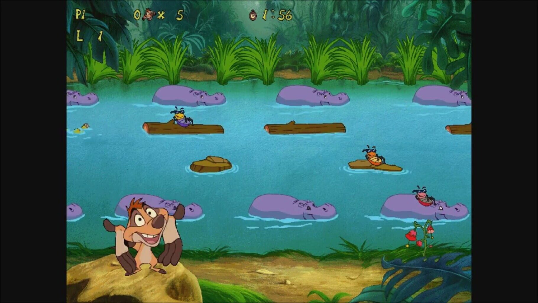 Captura de pantalla - Disney's Timon & Pumbaa's Jungle Games