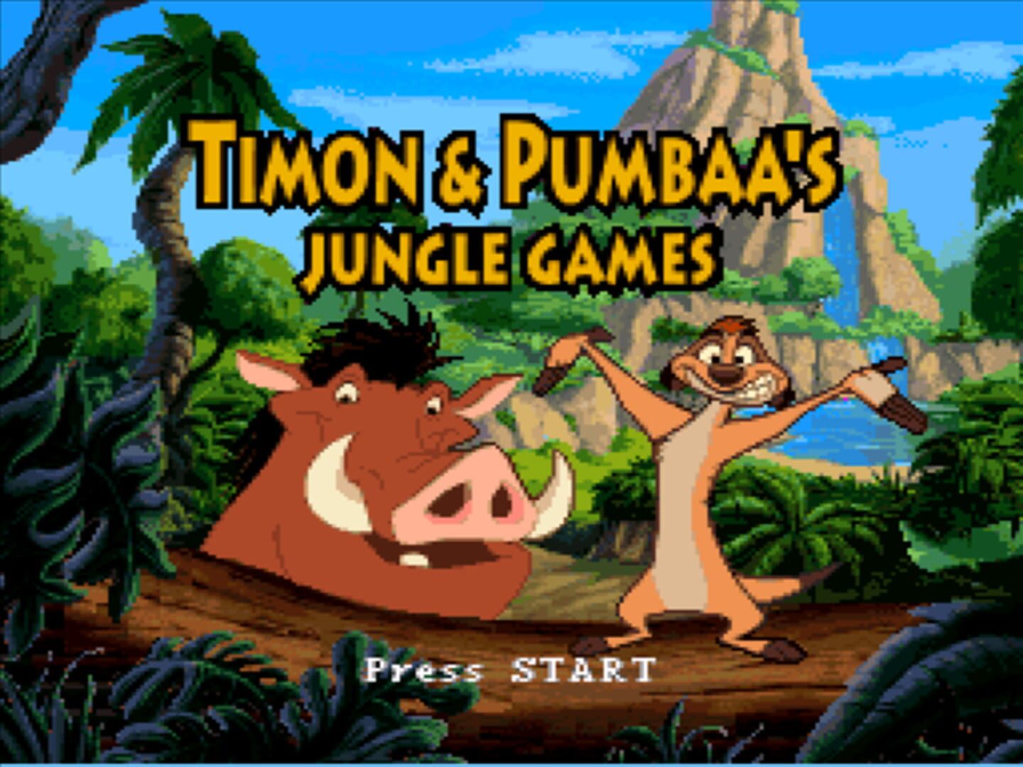 Captura de pantalla - Disney's Timon & Pumbaa's Jungle Games