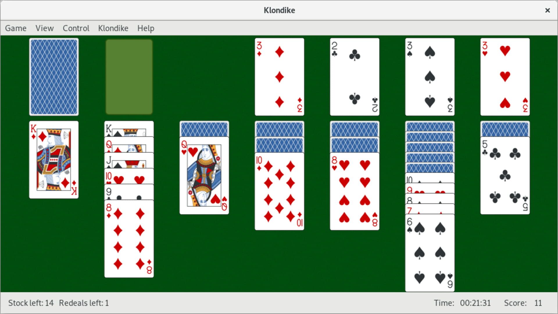 Gnome Aisleriot - Screenshot