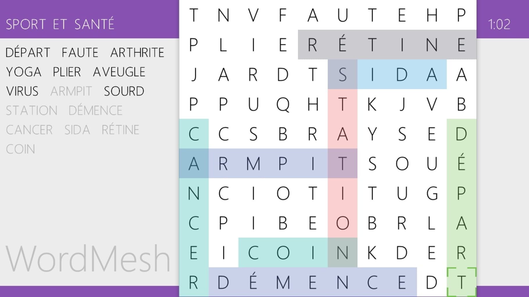 Word Mesh screenshot