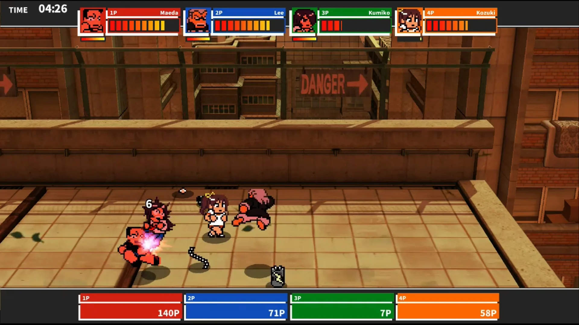 Captura de pantalla - River City Melee Mach!!