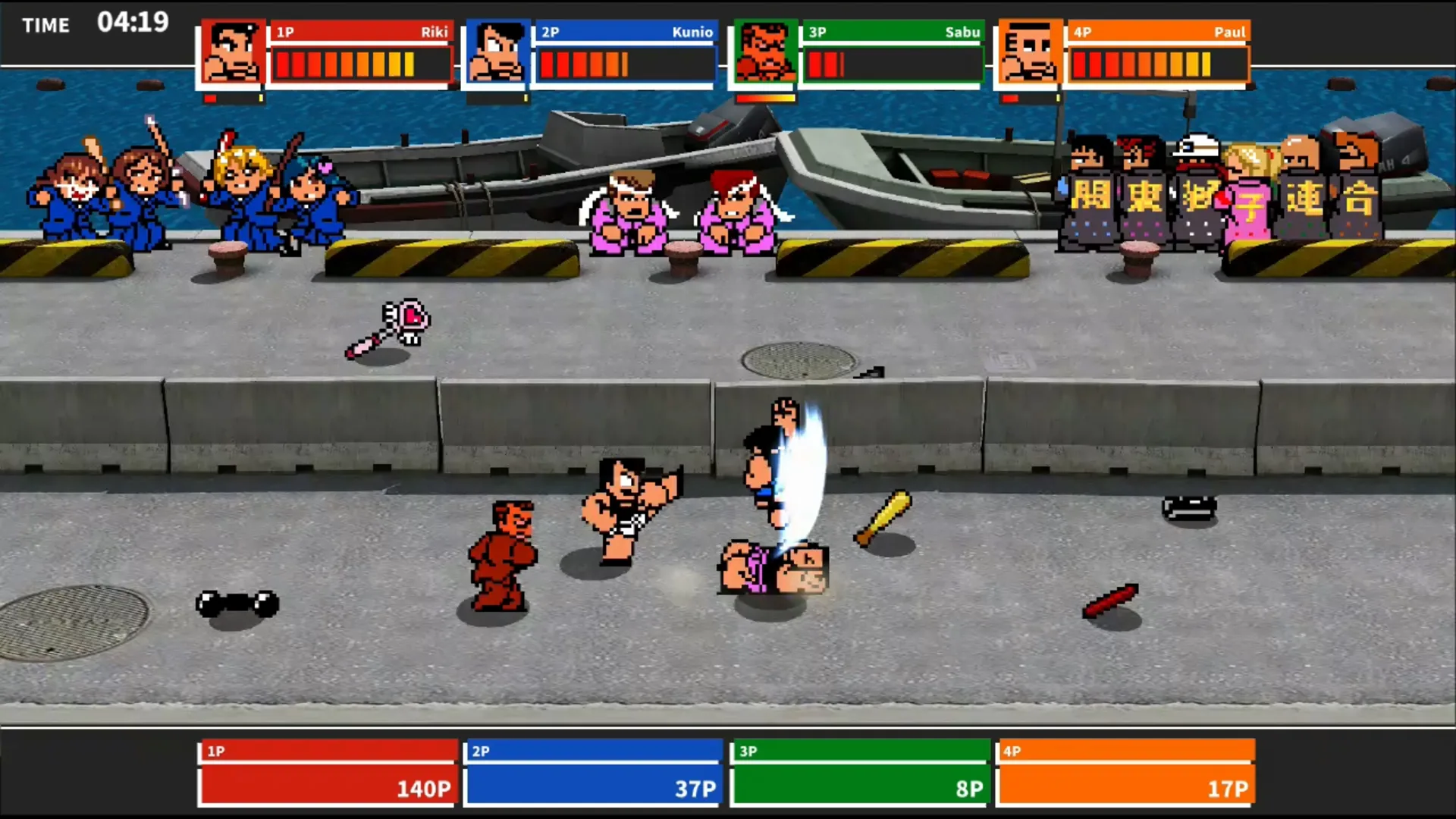 Captura de pantalla - River City Melee Mach!!