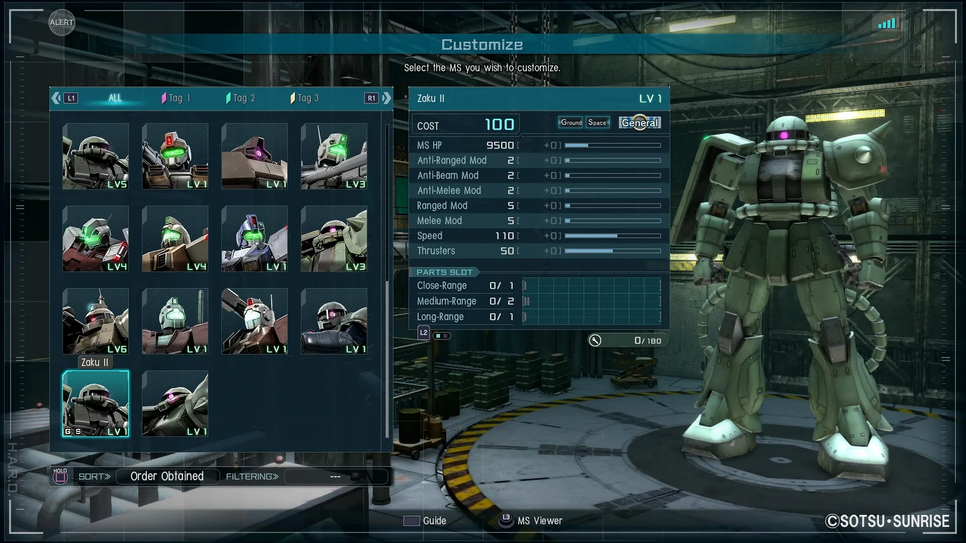 Captura de pantalla - Mobile Suit Gundam Battle Operation 2