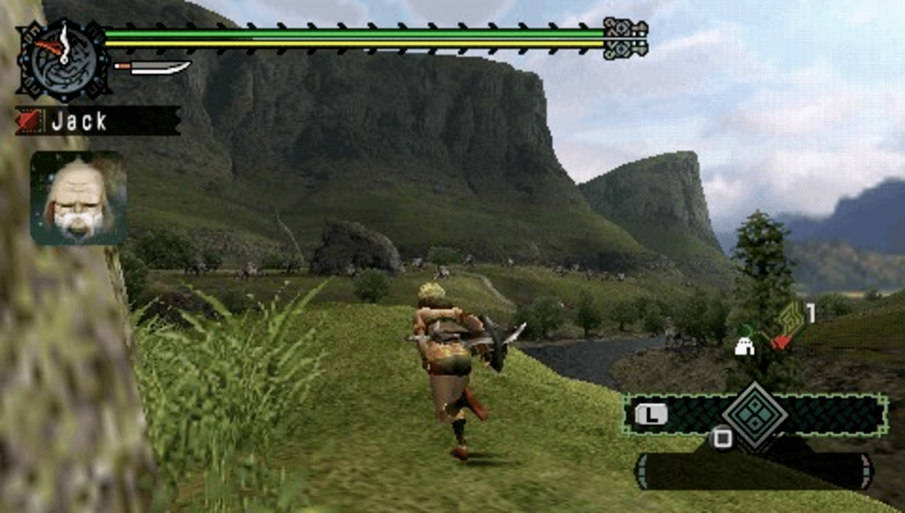 Monster Hunter Freedom screenshot