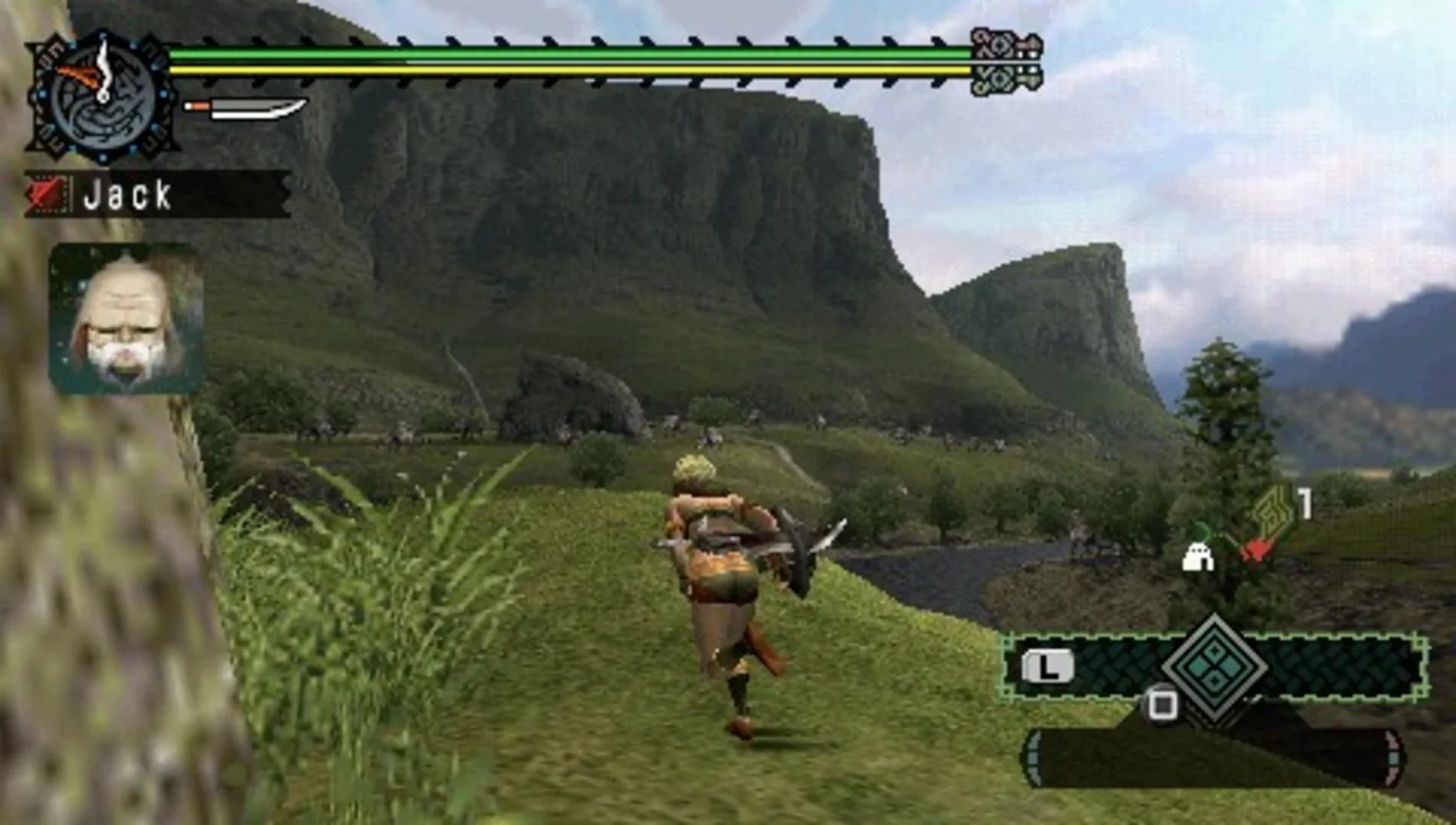 Captura de pantalla - Monster Hunter Freedom