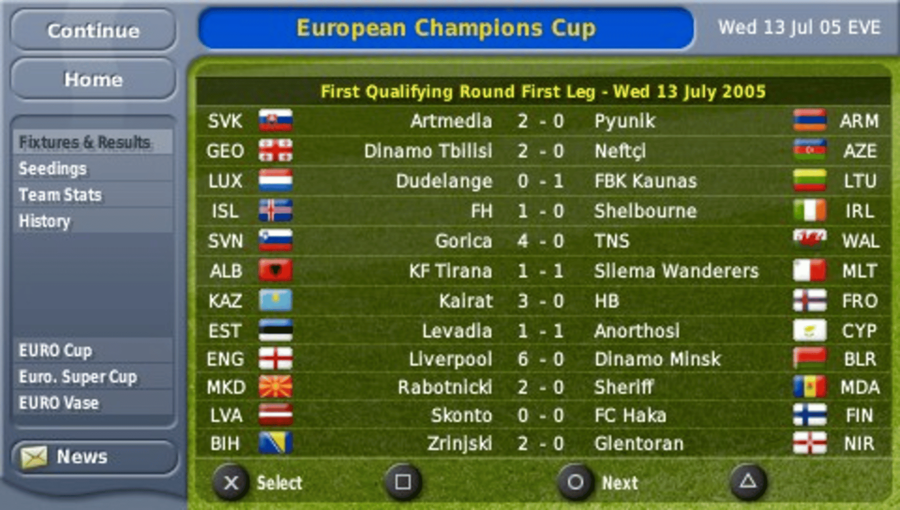 Football Manager Handheld screenshot