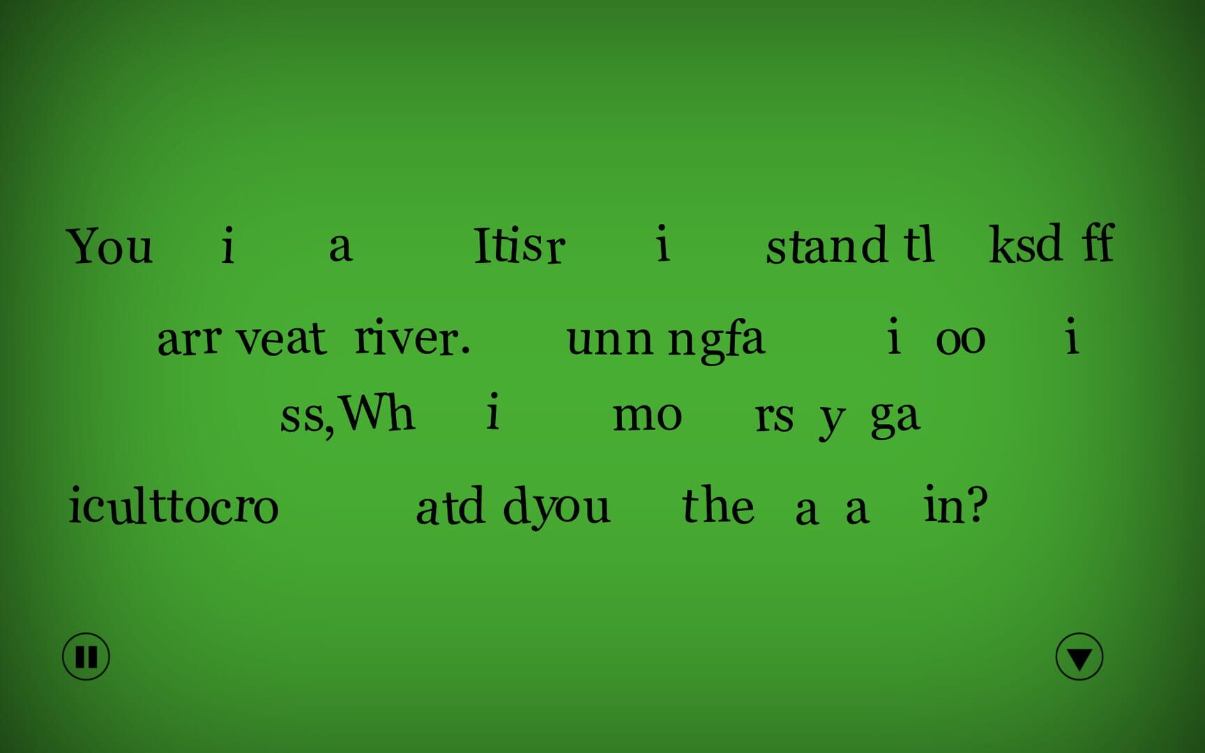 A Familiar Fairytale: Dyslexic Text Based Adventure - Screenshot
