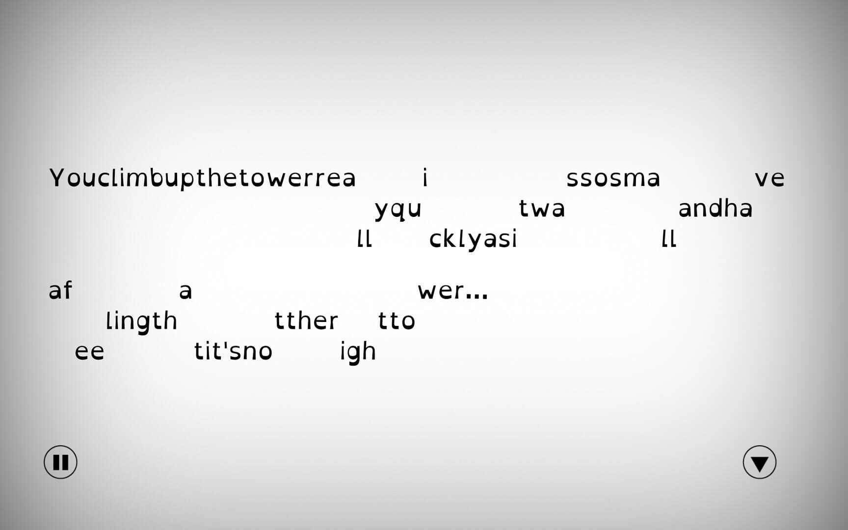 A Familiar Fairytale: Dyslexic Text Based Adventure - Screenshot