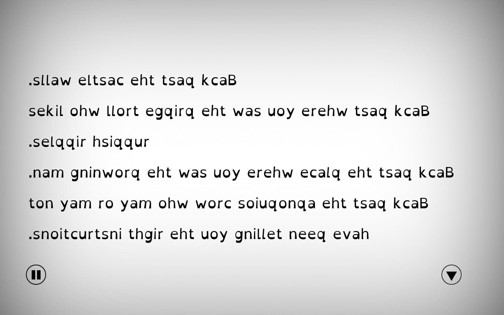 A Familiar Fairytale: Dyslexic Text Based Adventure - Screenshot