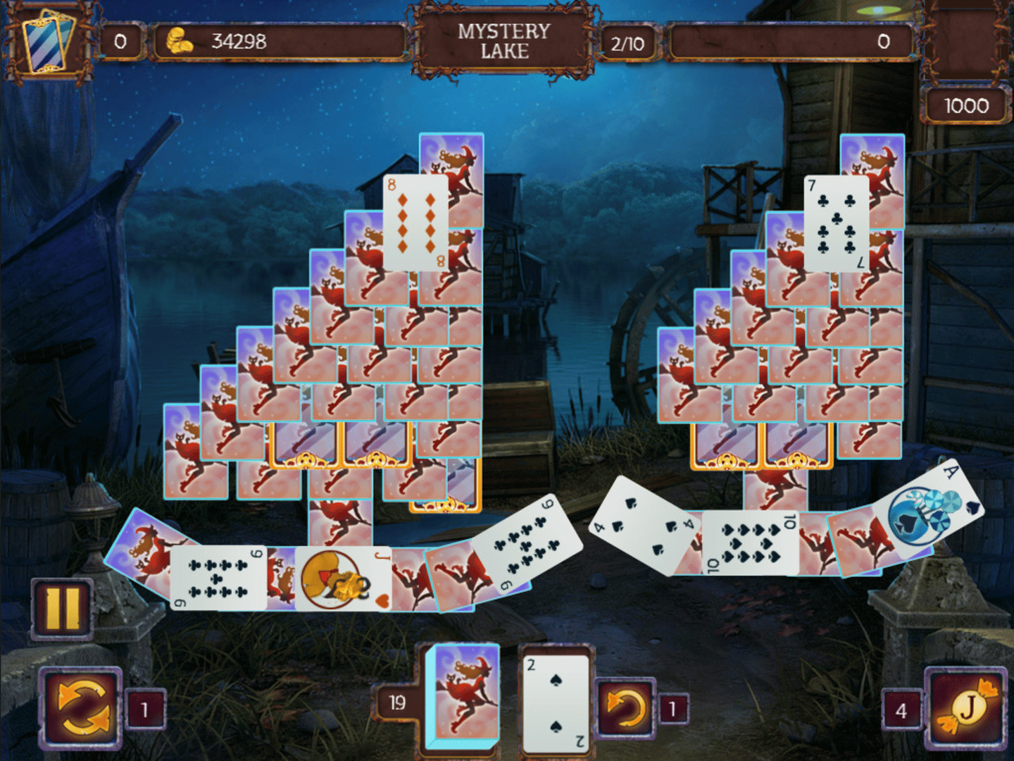 Solitaire Game Halloween screenshot