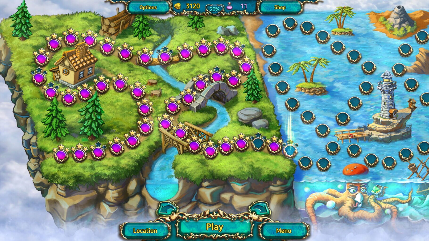 Dreamland Solitaire screenshot