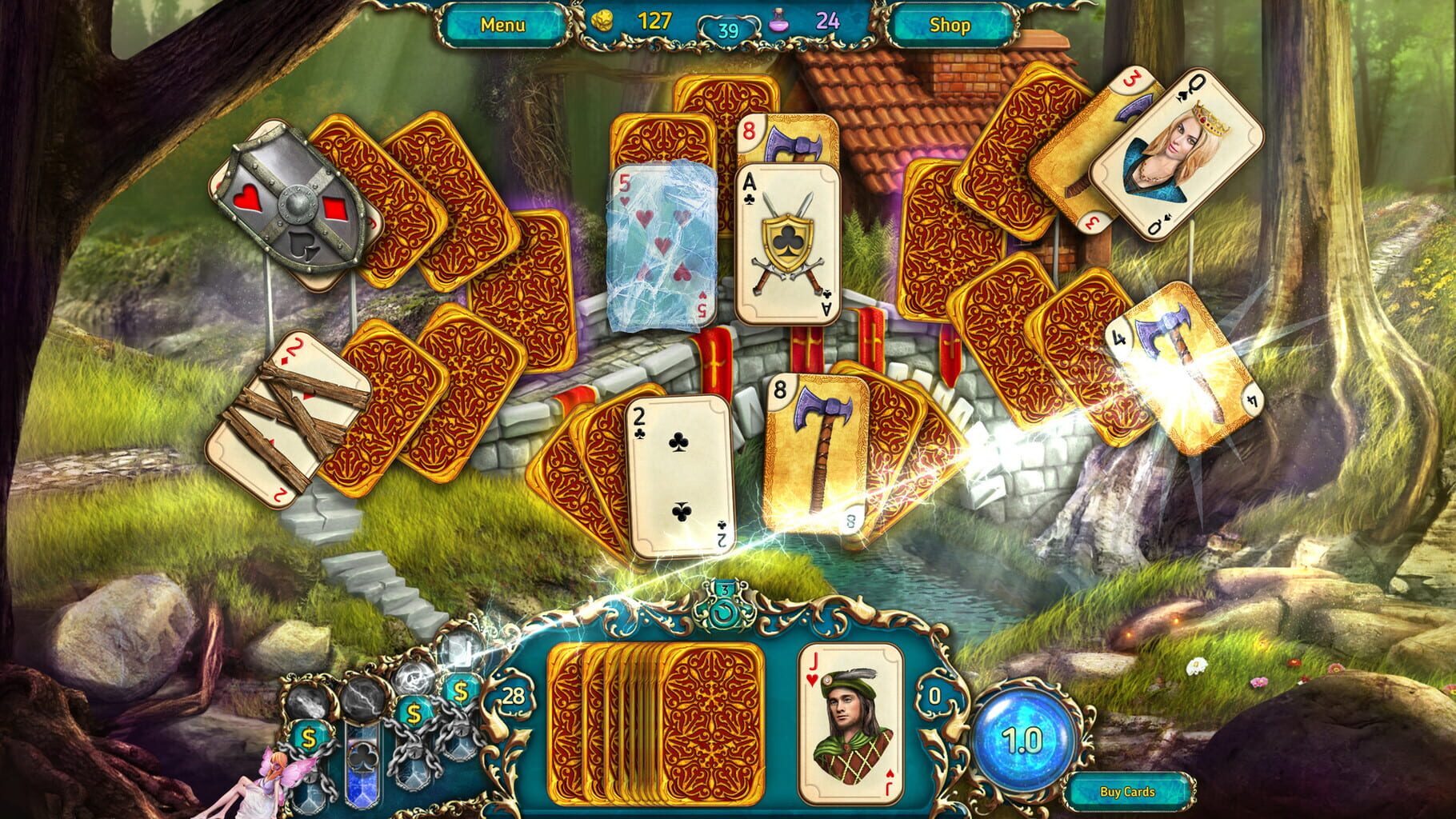 Captura de pantalla - Dreamland Solitaire