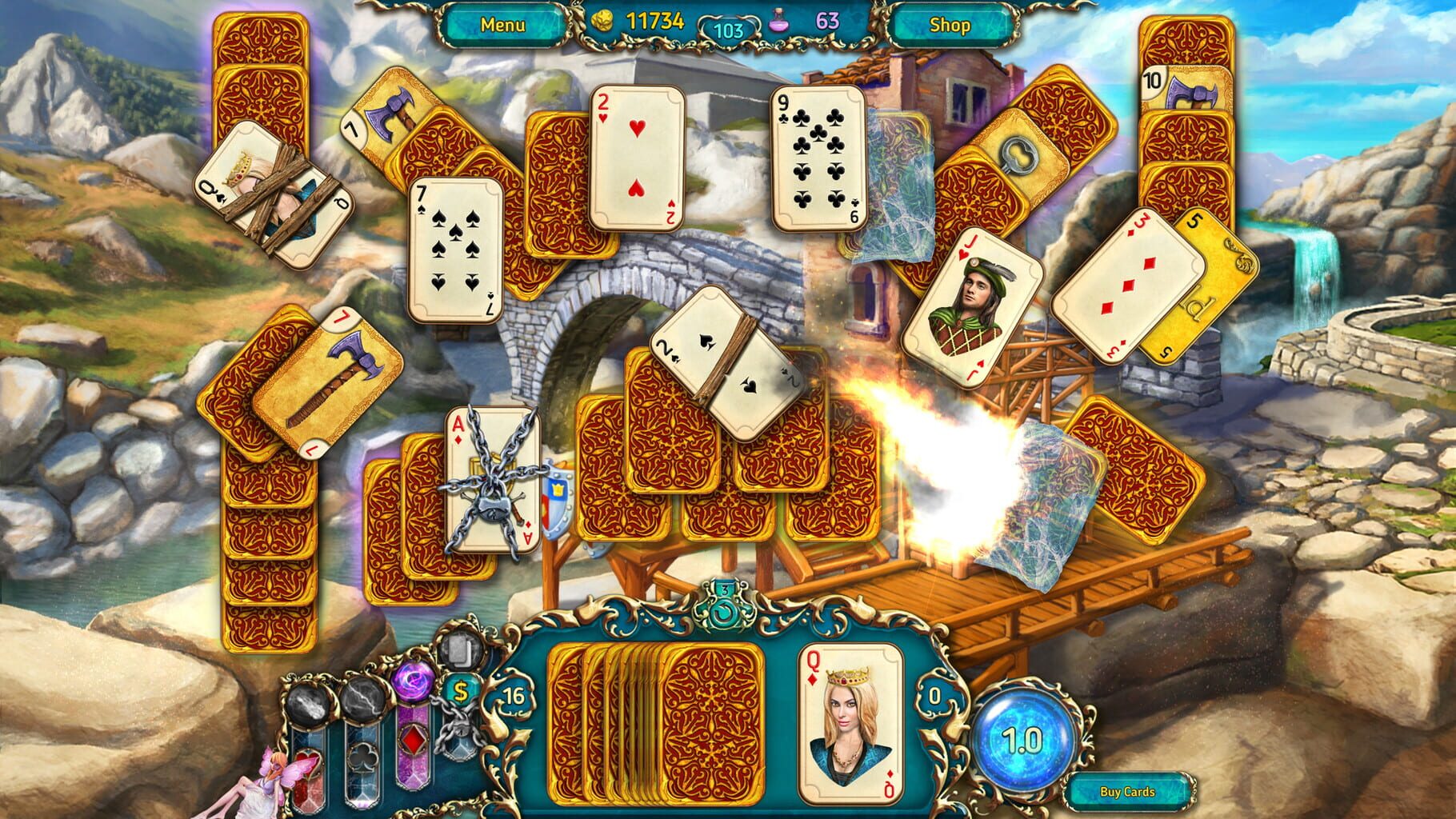 Dreamland Solitaire screenshot