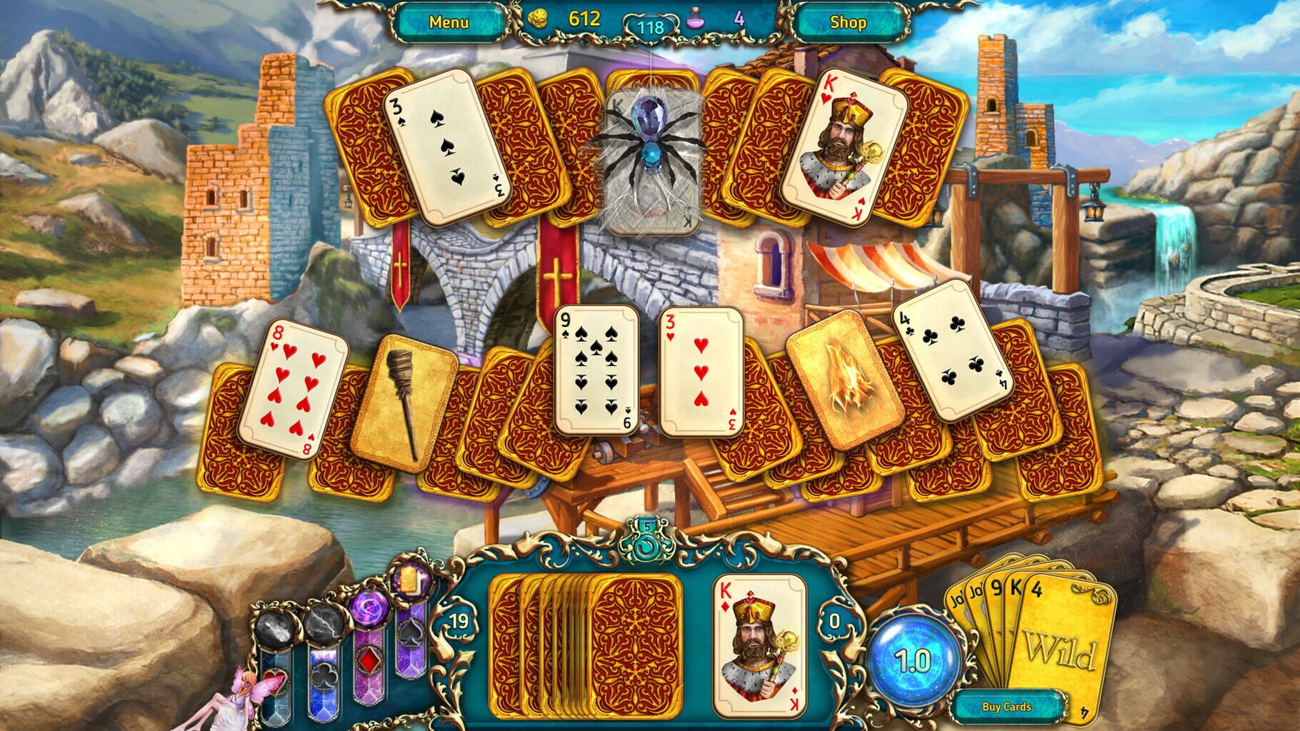 Captura de pantalla - Dreamland Solitaire